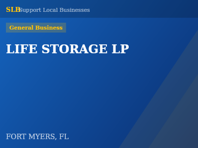 LIFE STORAGE LP — General Business in FORT MYERS, FL