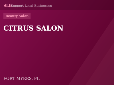 CITRUS SALON — Beauty Salon in FORT MYERS, FL