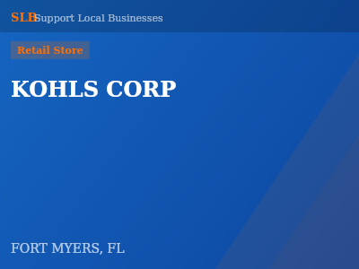 KOHLS CORP — Retail Store in FORT MYERS, FL