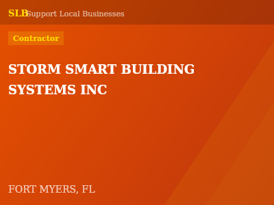 STORM SMART BUILDING SYSTEMS INC — Contractor in FORT MYERS, FL