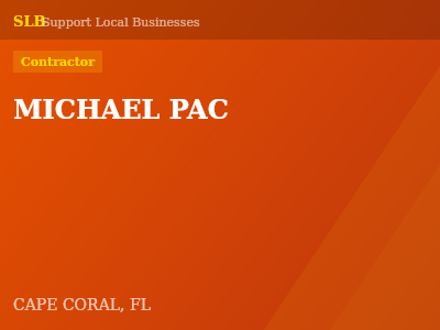 MICHAEL PAC — Contractor in CAPE CORAL, FL