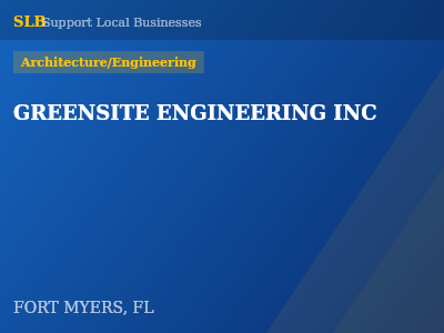 GREENSITE ENGINEERING INC — Architecture/Engineering in FORT MYERS, FL