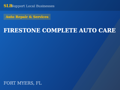 FIRESTONE COMPLETE AUTO CARE — Auto Repair & Services in FORT MYERS, FL