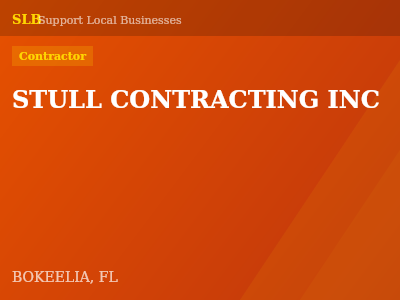 STULL CONTRACTING INC — Contractor in BOKEELIA, FL