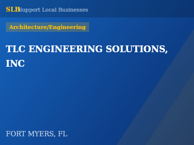 TLC ENGINEERING SOLUTIONS, INC — Architecture/Engineering in FORT MYERS, FL