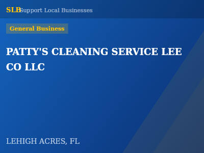 PATTY'S CLEANING SERVICE LEE CO LLC — General Business in LEHIGH ACRES, FL