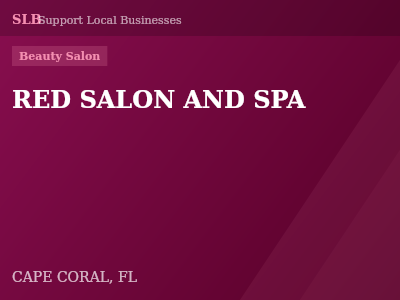 RED SALON AND SPA — Beauty Salon in CAPE CORAL, FL