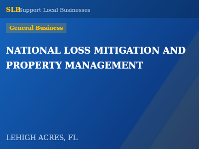 NATIONAL LOSS MITIGATION AND PROPERTY MANAGEMENT — General Business in LEHIGH ACRES, FL