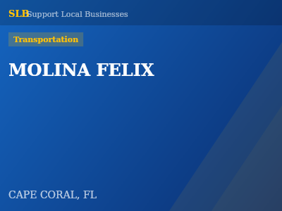MOLINA FELIX — Transportation in CAPE CORAL, FL