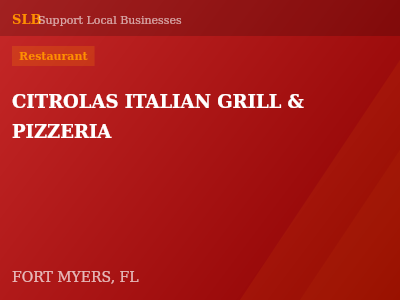 CITROLAS ITALIAN GRILL & PIZZERIA — Restaurant in FORT MYERS, FL