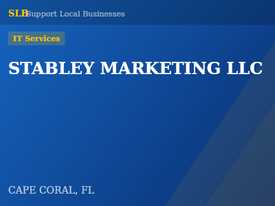 STABLEY MARKETING LLC — IT Services in CAPE CORAL, FL