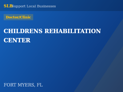 CHILDRENS REHABILITATION CENTER — Doctor/Clinic in FORT MYERS, FL