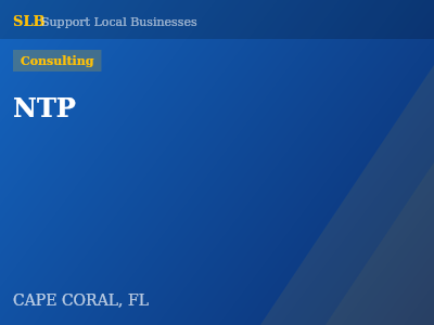 NTP — Consulting in CAPE CORAL, FL