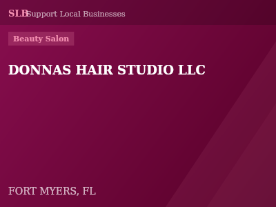 DONNAS HAIR STUDIO LLC — Beauty Salon in FORT MYERS, FL