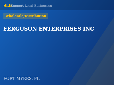 FERGUSON ENTERPRISES INC — Wholesale/Distribution in FORT MYERS, FL