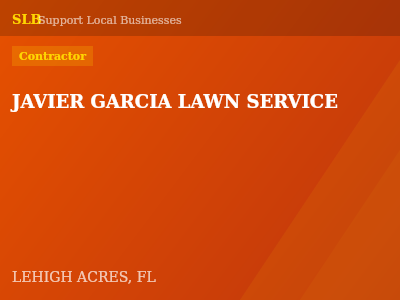 JAVIER GARCIA LAWN SERVICE — Contractor in LEHIGH ACRES, FL