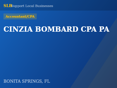 CINZIA BOMBARD CPA PA — Accountant/CPA in BONITA SPRINGS, FL