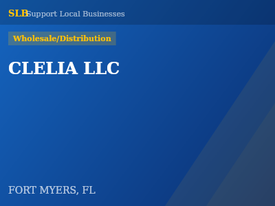 CLELIA LLC — Wholesale/Distribution in FORT MYERS, FL