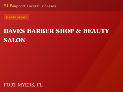 DAVES BARBER SHOP & BEAUTY SALON — Restaurant in FORT MYERS, FL