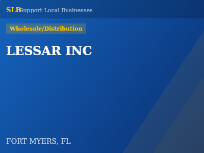 LESSAR INC — Wholesale/Distribution in FORT MYERS, FL