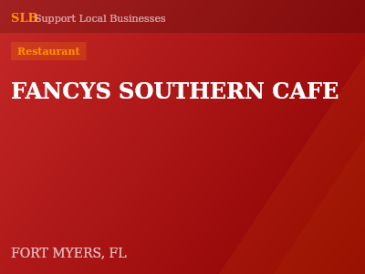 FANCYS SOUTHERN CAFE — Restaurant in FORT MYERS, FL