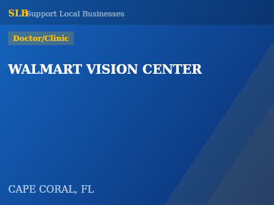 WALMART VISION CENTER — Doctor/Clinic in CAPE CORAL, FL