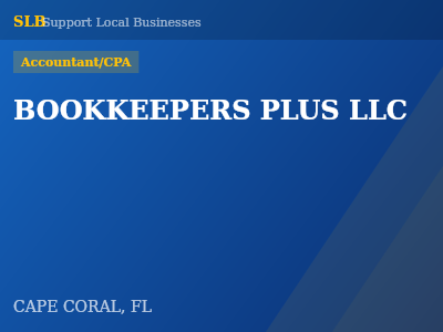 BOOKKEEPERS PLUS LLC — Accountant/CPA in CAPE CORAL, FL