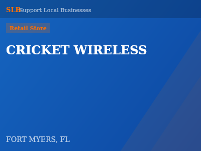 CRICKET WIRELESS — Retail Store in FORT MYERS, FL