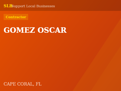 GOMEZ OSCAR — Contractor in CAPE CORAL, FL
