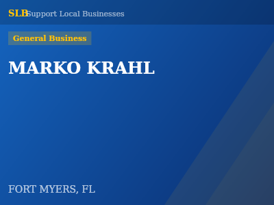 MARKO KRAHL — General Business in FORT MYERS, FL