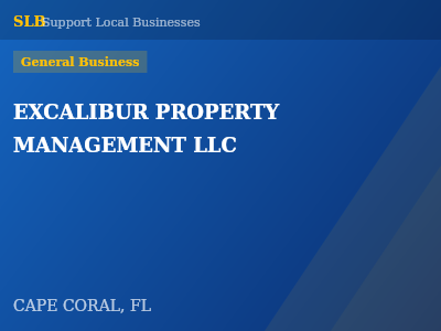 EXCALIBUR PROPERTY MANAGEMENT LLC — General Business in CAPE CORAL, FL