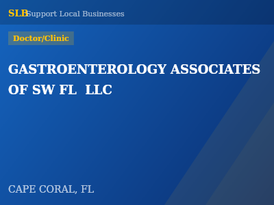 GASTROENTEROLOGY ASSOCIATES OF SW FL  LLC — Doctor/Clinic in CAPE CORAL, FL