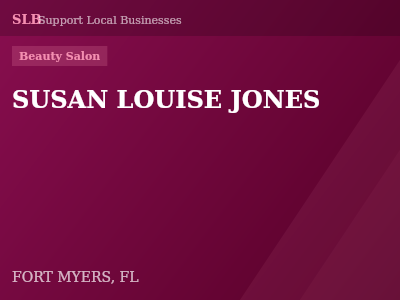 SUSAN LOUISE JONES — Beauty Salon in FORT MYERS, FL