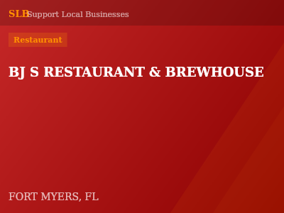 BJ S RESTAURANT & BREWHOUSE — Restaurant in FORT MYERS, FL