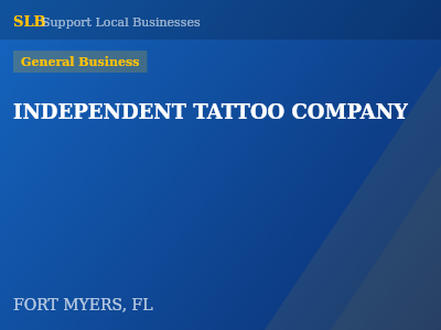 INDEPENDENT TATTOO COMPANY — General Business in FORT MYERS, FL