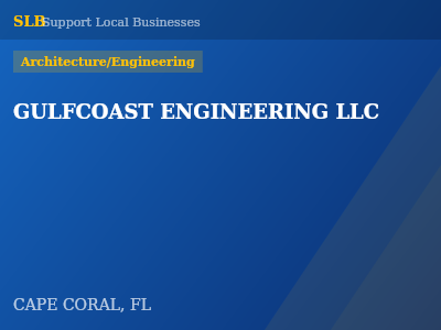 GULFCOAST ENGINEERING LLC — Architecture/Engineering in CAPE CORAL, FL