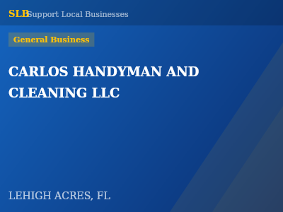 CARLOS HANDYMAN AND CLEANING LLC — General Business in LEHIGH ACRES, FL