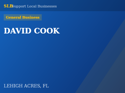 DAVID COOK — General Business in LEHIGH ACRES, FL