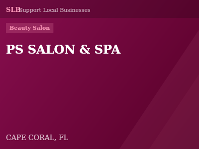 PS SALON & SPA — Beauty Salon in CAPE CORAL, FL