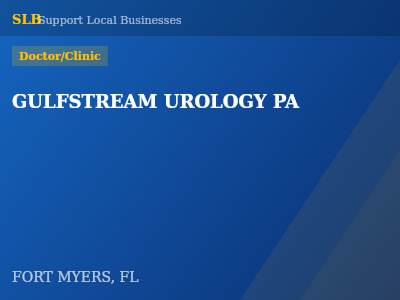 GULFSTREAM UROLOGY PA — Doctor/Clinic in FORT MYERS, FL