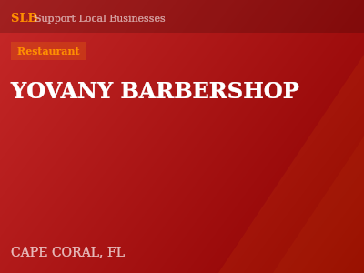 YOVANY BARBERSHOP — Restaurant in CAPE CORAL, FL