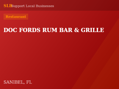 DOC FORDS RUM BAR & GRILLE — Restaurant in SANIBEL, FL