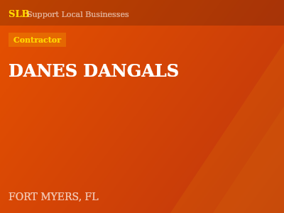 DANES DANGALS — Contractor in FORT MYERS, FL