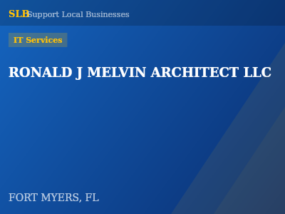 RONALD J MELVIN ARCHITECT LLC — IT Services in FORT MYERS, FL