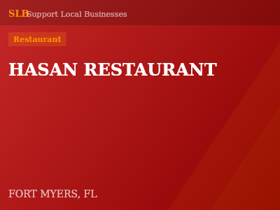 HASAN RESTAURANT — Restaurant in FORT MYERS, FL
