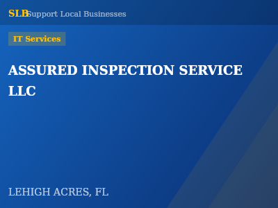 ASSURED INSPECTION SERVICE LLC — IT Services in LEHIGH ACRES, FL