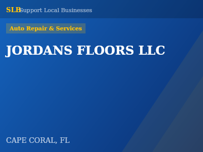 JORDANS FLOORS LLC — Auto Repair & Services in CAPE CORAL, FL