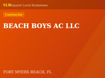 BEACH BOYS AC LLC — Contractor in FORT MYERS BEACH, FL