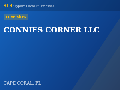 CONNIES CORNER LLC — IT Services in CAPE CORAL, FL