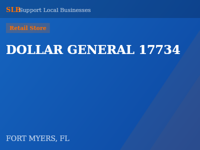 DOLLAR GENERAL 17734 — Retail Store in FORT MYERS, FL